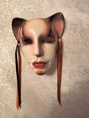 Clay Art of SF, 1989 Cat Masquerade Mask